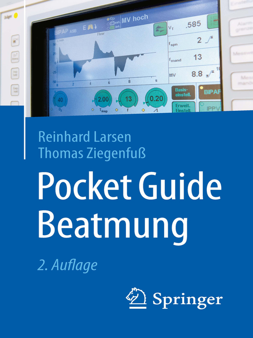 Title details for Pocket Guide Beatmung by Reinhard Larsen - Available